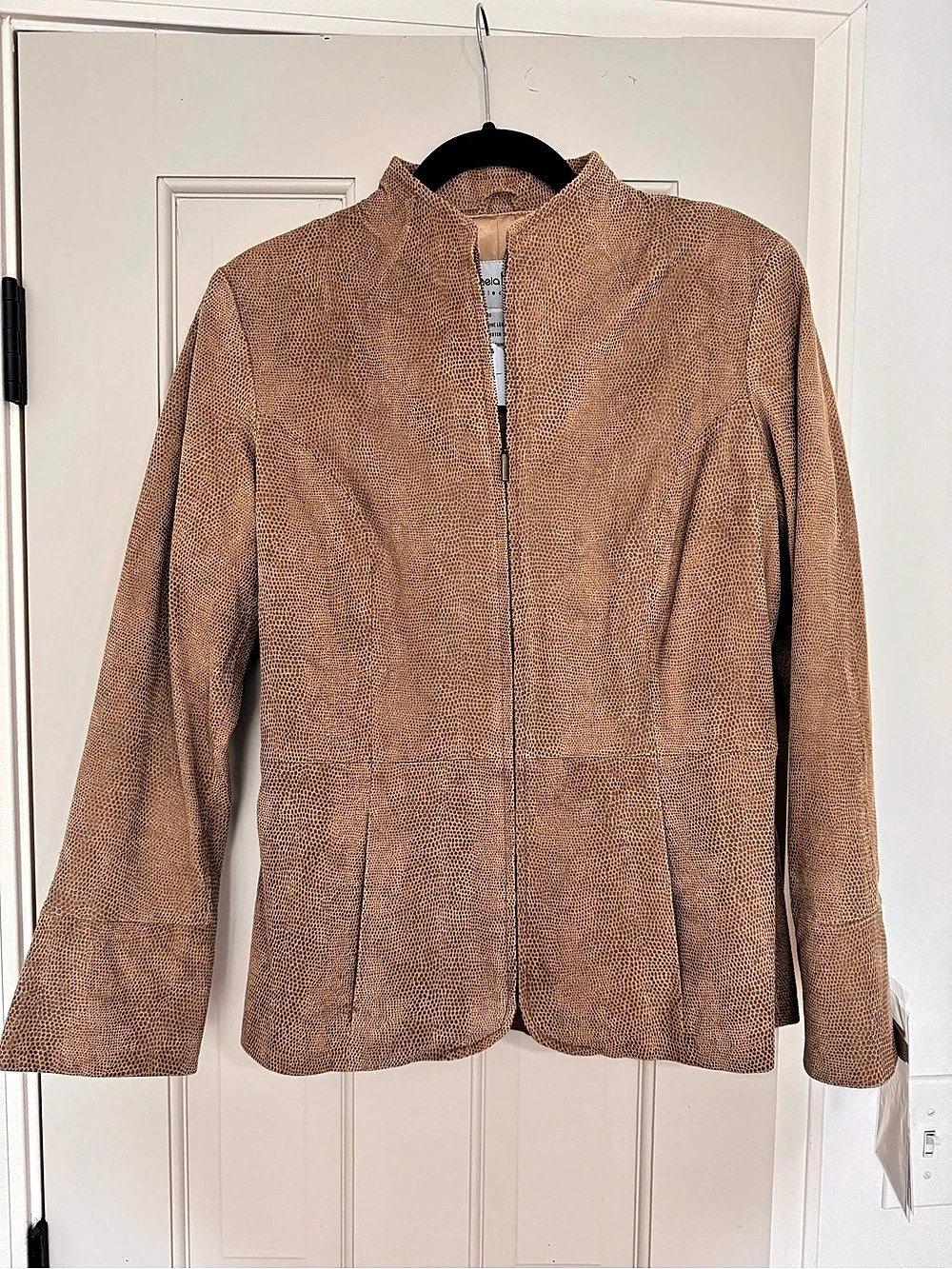 Pamela McCoy Collections Leather Jacket XS NWT